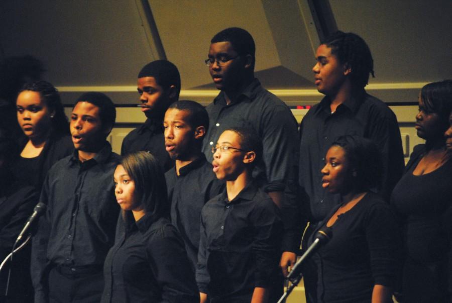 Choir and band take center stage at winter concert