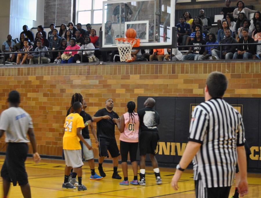 Students Emerge Victorious in Staff/Student Basketball Game