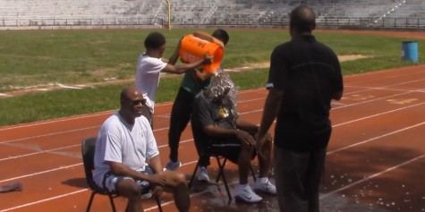 Administrative team takes the plunge: ALS ice bucket challenge