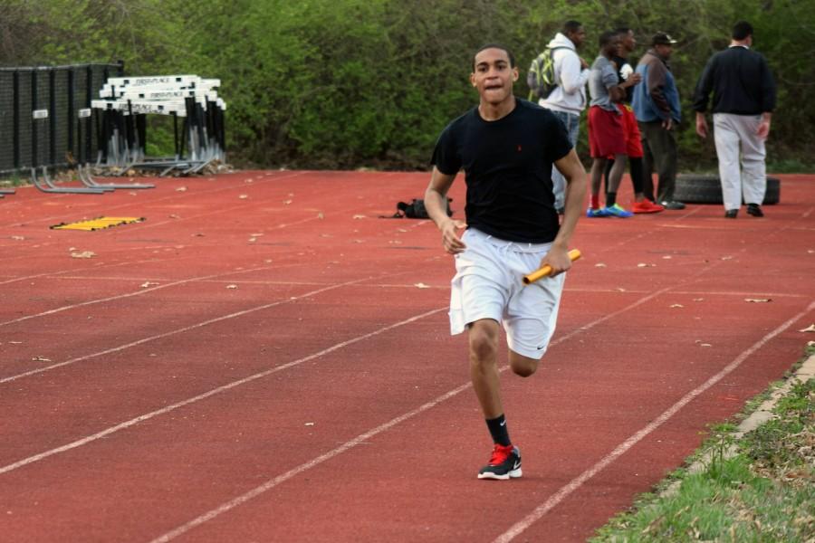 Boys track practice