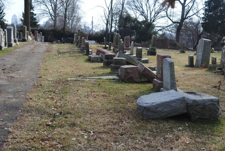 Vandals damage Jewish cemetery