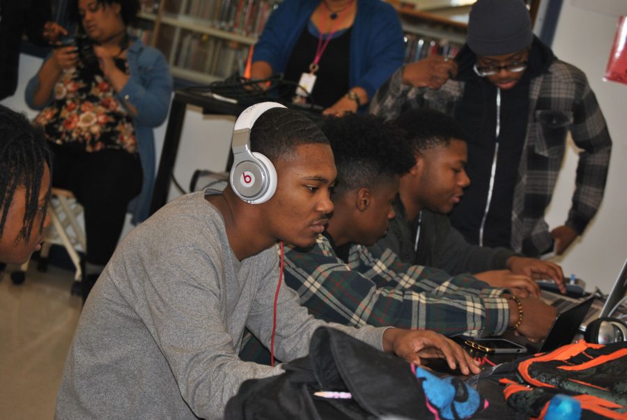 Audio production class takes  root in library