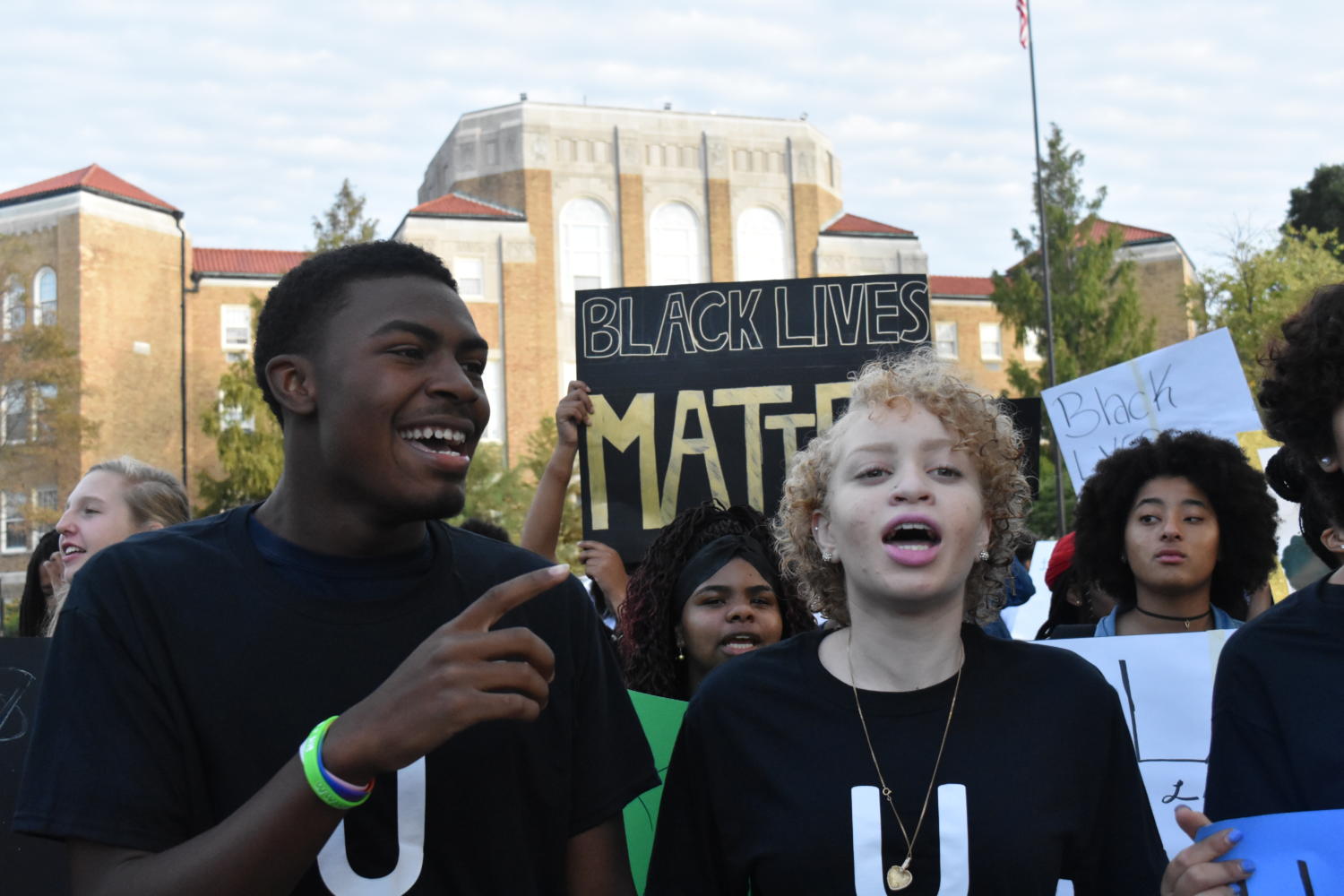 Students stage Stockley protest