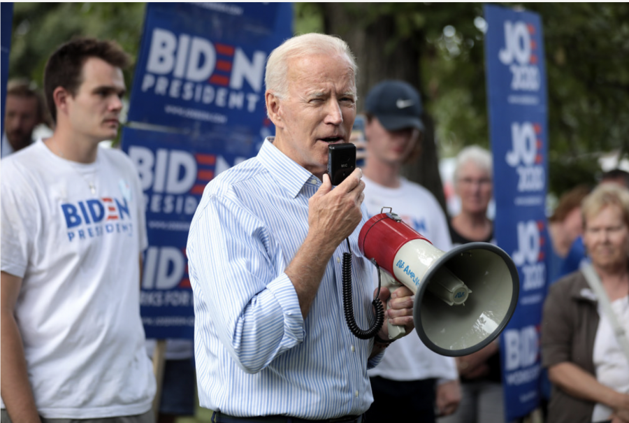 Joe Biden on the campaign trail in 2020